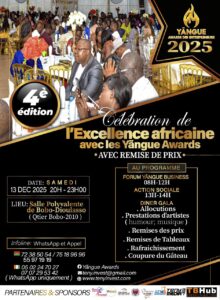 Lire la suite à propos de l’article Yangue Awards 2025 _ L&rsquo;awards des entrepreneurs Africains